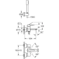 Смеситель Grohe Lineare 33850001 для ванны с душем: стиль и функциональность - миниатюра фото 4