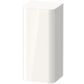 Пенал подвесной Duravit Happy D.2 Plus 880x400x360 мм, белый глянцевый, с 1 дверью и 2 стеклянными полками (HP1260L2222) - миниатюра фото 1