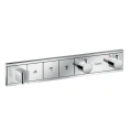 Встраиваемый термостат для душа Hansgrohe RainSelect на 3 источника с держателем, хром (15356000) - миниатюра фото 1