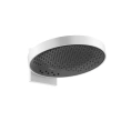 Верхний душ Hansgrohe Rainfinity 360 мм, настенное крепление, 3 jet, графит/белый мат. (26234700) - миниатюра фото 1
