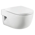 Подвесной унитаз Roca Meridian с инсталляцией - миниатюра фото 1