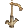 Смеситель для раковины Zorg Antic A 1005U-BR однорычажный, коричневый - миниатюра фото 1