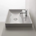 Раковина полувстраиваемая GLOBO T-Edge 61x46 см, белая (B6R62.BI*1) - миниатюра фото 1