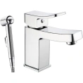 Смеситель для раковины Wasserkraft Aller 1068 с гигиеническим душем и гибким шлангом - миниатюра фото 1
