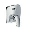 Встраиваемый смеситель для ванны Hansgrohe Logis с переключателем, хром (71407000) - миниатюра фото 1