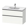 Подвесная тумба Duravit D-Neo с 2 ящиками, цвет Белый матовый (DE435601818) - миниатюра фото 1
