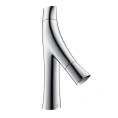 Стильный хромированный смеситель AX Starck Organic для раковины с двумя рукоятками (12011000) - миниатюра фото 1