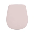 Крышка-сиденье для унитаза Artceram AZULEY с системой плавного спуска, цвет розовый матовый/хром (AZA001 33 71) - миниатюра фото 1