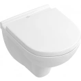 Подвесной унитаз Villeroy & Boch O.Novo 5688HR01 безободковый, цвет alpin - миниатюра фото 1