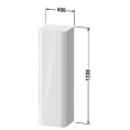 Декоративный топ Happy D.2 Plus 403x364x16мм для шкафов HP1260/HP1261, цвет Средиземноморский дуб (HP030007171) - миниатюра фото 2
