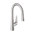 Кухонный смеситель Hansgrohe Talis M51 с вытяжным душем, цвет под сталь (72813800) - миниатюра фото 1