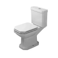 Унитаз Duravit 1930 моноблок со скрытым бачком, компактный, напольный, белый (227010000) - миниатюра фото 1