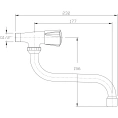 Настенный кран Rush Pioneer PI7950-28 - миниатюра фото 2