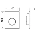 Кнопка смыва TECE Loop Urinal 9242601, цвет пергамон - миниатюра фото 3