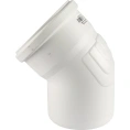 Отвод канализационный Raupiano Plus 110х45° REHAU (РЕХАУ - 11234441001) - миниатюра фото 3