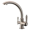 Кухонный смеситель Zorg Clean Water ZR 314 YF-33 с никелевым покрытием - миниатюра фото 1