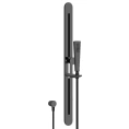 Комплект душевой гарнитуры Gessi Cono со штангой и антинакипной лейкой Black Metal Brushed PVD (45144#707) - миниатюра фото 1