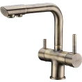 Смеситель для кухни Wasserkraft A8037 светлая бронза - миниатюра фото 1