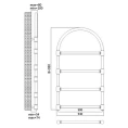 Полотенцесушитель электрический Terminus Версаль П4 50x93 E R - миниатюра фото 2