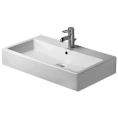 Раковина Duravit Vero Умывальник шлифованный с перел с 1 отв под смеситель включая крепление 800x470мм Цвет Черный - миниатюра фото 1