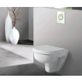 Кнопка смыва Grohe Nova Cosmopolitan 38847LS0 белая с зеленым - миниатюра фото 2