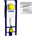 Система инсталляции Wisa XS WC Front Basic Cr с кнопкой XS Delos DF хром - миниатюра фото 1
