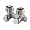 Узел нижнего подключения радиатора 3/4 НГ x 3/4 НР, угловой Multiflex F ZBU Oventrop - миниатюра фото 1