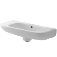 Раковина для рук Duravit D-Code 500x220 мм с переливом, без отверстия (7065000002) - миниатюра фото 1