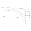 Смеситель для кухни Zorg ZR 404 KF белый - миниатюра фото 2