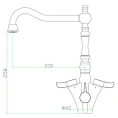 Кухонный смеситель Zorg Inox Rosso - миниатюра фото 2