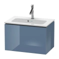 База под раковину Duravit L-Cube 400x620x391 с выдвижным ящиком, цвет голубой камень глянцевый (LC615604747) - миниатюра фото 1