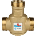 Stout термостатический клапан для твердотопливных котлов 1 1/4, 60 C - миниатюра фото 2
