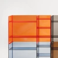 Стильный оранжевый стеллаж Laufen Kartell 75x26x53 см для современного интерьера (3.8933.1.082.000.1) - миниатюра фото 1