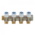 Коллектор Stout (SMB 6851 341204) 3/4 ВР(г) х 4 выхода 1/2 НР(ш) х 3/4 НР(ш) регулируeмый - миниатюра фото 2
