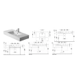 Раковина Duravit Vero для мебели с перел без отв под смеситель 1050x490мм Цвет Белый - миниатюра фото 2