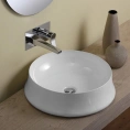 Накладная раковина SIMAS Darredo Sharp Ø50×16 см без отверстия под смеситель - миниатюра фото 1