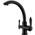 Смеситель для кухни Zorg Clean Water ZR 314 YF-33 черный - миниатюра фото 1