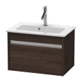 База под раковину Duravit Ketho 410x600x385 с выдвижным ящиком, цвет Каштан темный (KT642205353) - миниатюра фото 1