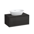База под раковину Laufen New Classic подвесная, 780x450x350 мм, 1 ящик, черный дуб (4.0601.1.085.628.1) - миниатюра фото 1