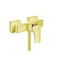 Настенный смеситель для душа Hansgrohe Metropol в золотом цвете (32560990) - миниатюра фото 1