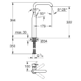 Смеситель для раковины Grohe Essence New 32901001 - миниатюра фото 3