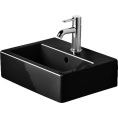 Раковина Duravit Vero для рук шлиф с перел с 1 отв под смеситель включая крепление 450x350мм Цвет Черный - миниатюра фото 1