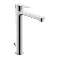 Смеситель для раковины Duravit A.1 высокий, хром, с донным клапаном (A11040001010) - миниатюра фото 1