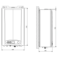 Газовый настенный двухконтурный котел Roda VorTech Duo CS14 - миниатюра фото 2