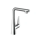 Смеситель для кухни Hansgrohe Talis Select M51: однорычажный, с поворотным изливом и кнопкой включения в стильном хроме (72820800) - миниатюра фото 1