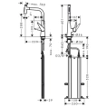 Смеситель для кухни Hansgrohe Talis Select M51 с выдвижным душем и технологией sBox (73867800) - миниатюра фото 2