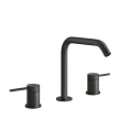 Смеситель для раковины GESSI 316 на 3 отверстия, цвет Brushed Black Metal PVD (54112#707) - миниатюра фото 1
