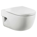 Подвесной унитаз Roca Meridian укороченный — компактность и стиль - миниатюра фото 1