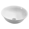 Накладная круглая раковина AZZURRA JUBILAEUM 45x18 см без отверстий, белая - миниатюра фото 2