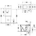 Бачок унитаза Duravit White Tulip 370x145 мм с системой двойного слива 6/3 л (9331000051) - миниатюра фото 2